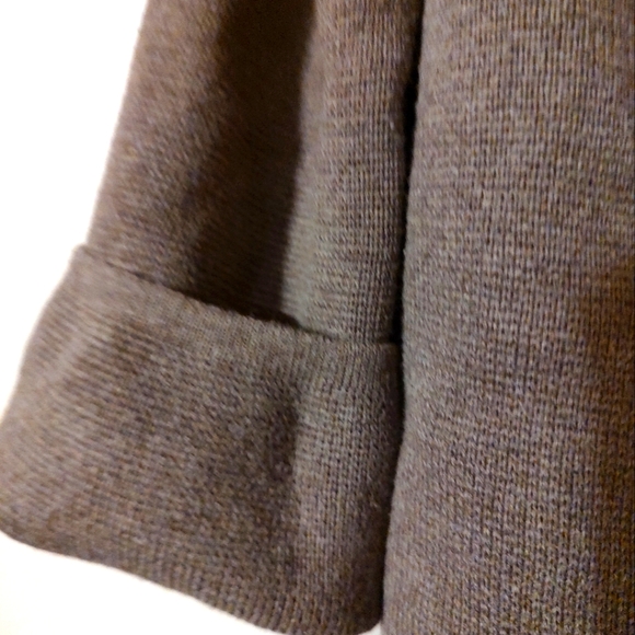 🤎🐿️🤎 Stellar Tailored Mocha Brown Cuff Sleeve Cardigan - M - Picture 8 of 14